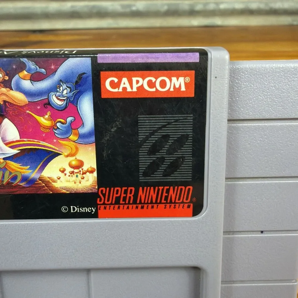 Disney's Aladdin (Super Nintendo SNES) Video Game Authentic & Tested